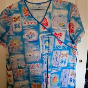 Womens  Scrub Top